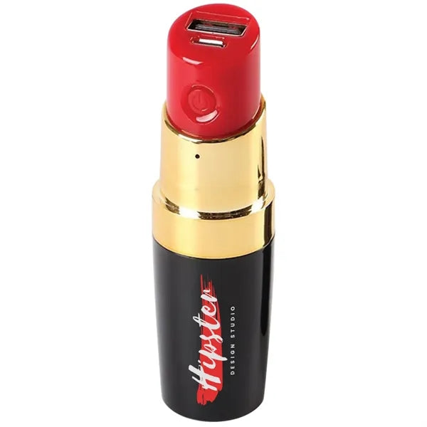 GlamCharge Lipstick Power Bank 2200mAh