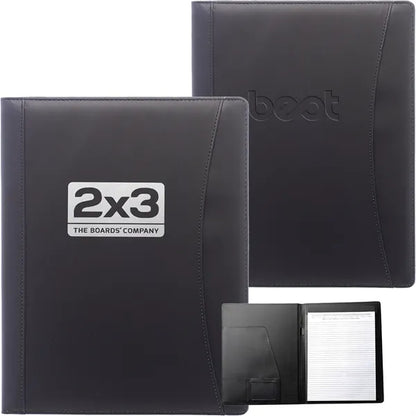 Black Executive Curve Portfolio Journal