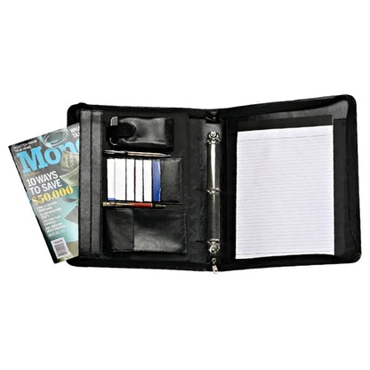 Custom Zippered 3-Ring Portfolio