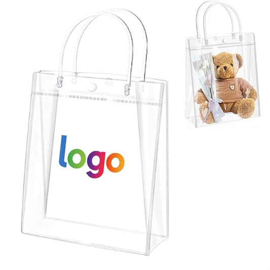 5.12" X 5.91" Pvc Clear Gift Tote Bags