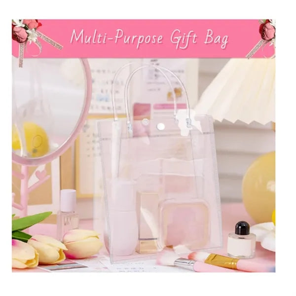 7.8"L X 11"H Pvc Clear Gift Tote Bags