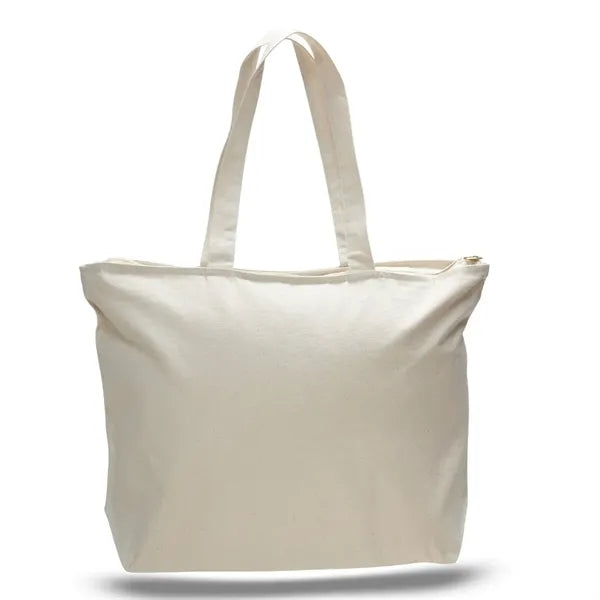 Zipper Tote Bag 12 OZ