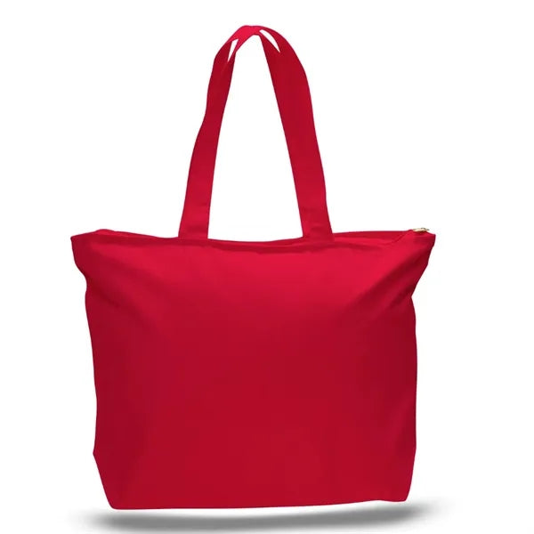 Zipper Tote Bag 12 OZ