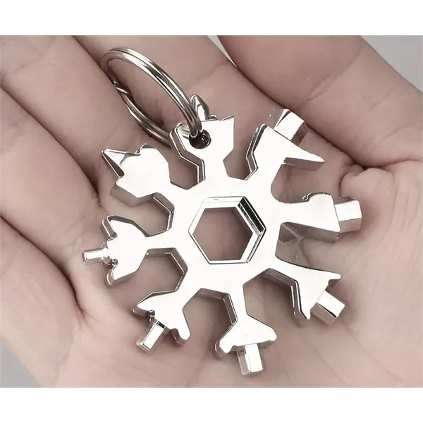 18-In-1 Stainless Steel Snowflake Multitool