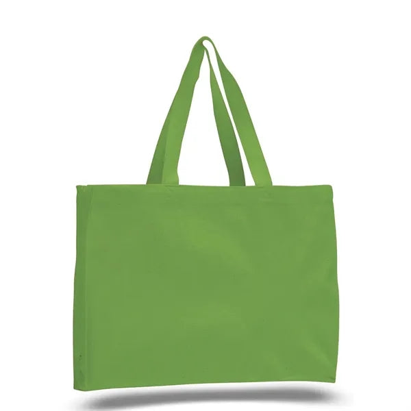 Canvas Gusset Tote & Go Bag (15 x 12 x 4) 12Oz