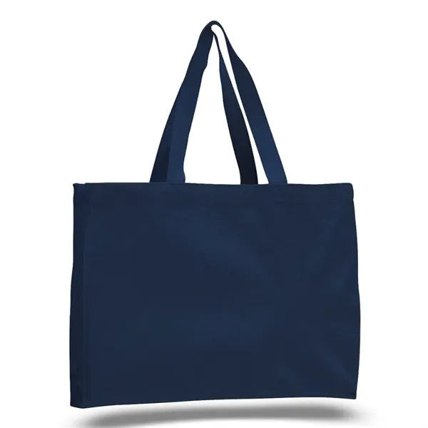Canvas Gusset Tote & Go Bag (15 x 12 x 4) 12Oz