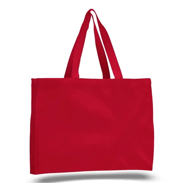 Canvas Gusset Tote & Go Bag (15 x 12 x 4) 12Oz