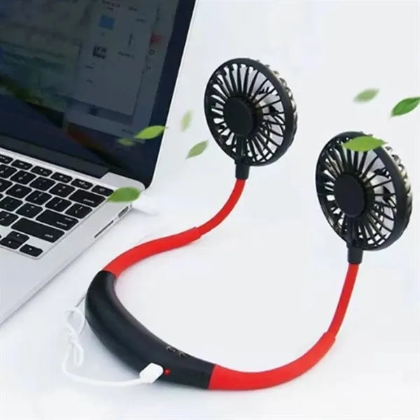 Wearable Portable Neck Fan for Personal Cooling