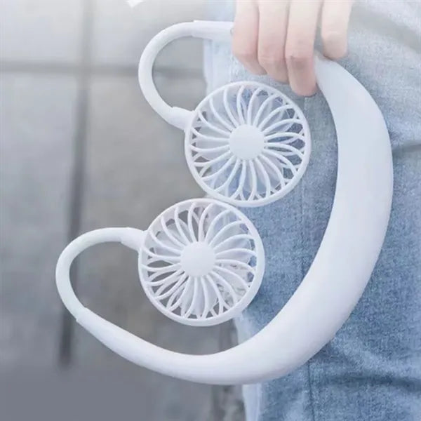 Wearable Portable Neck Fan for Personal Cooling