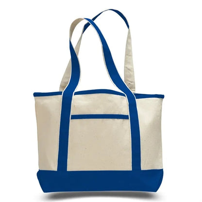 Deluxe Small Canvas Tote Bag Heavy Duty