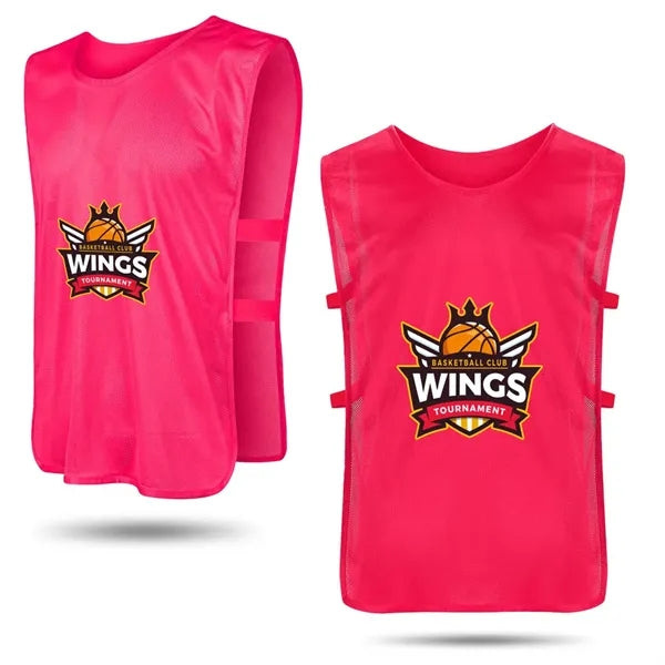 Custom Unisex Training Pinnies w/ Elastic Side