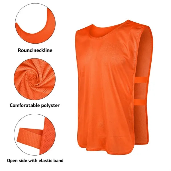 Custom Unisex Training Pinnies w/ Elastic Side