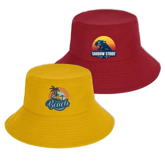 Unisex Wide Brim Sun Bucket Hat