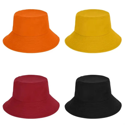 Unisex Wide Brim Sun Bucket Hat