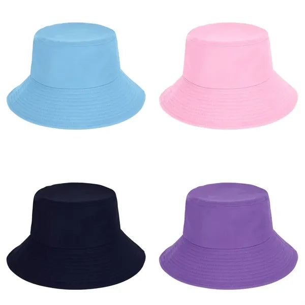 Unisex Wide Brim Sun Bucket Hat