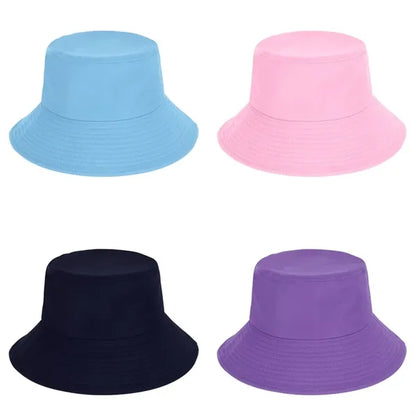 Unisex Wide Brim Sun Bucket Hat