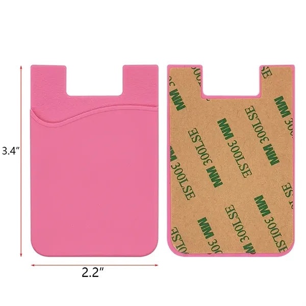 Silicone Phone Case Card Holder Wallet