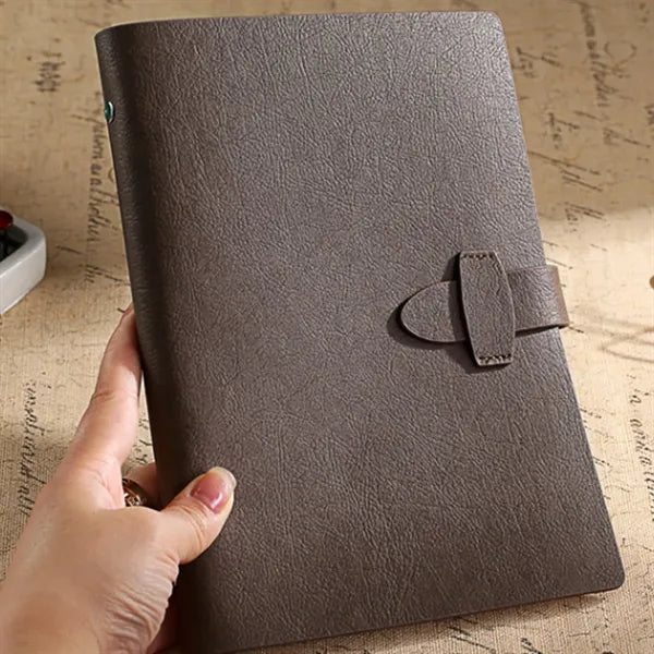 A5 Refillable 6-ring Binder Belt-Buckle Notebooks Diary