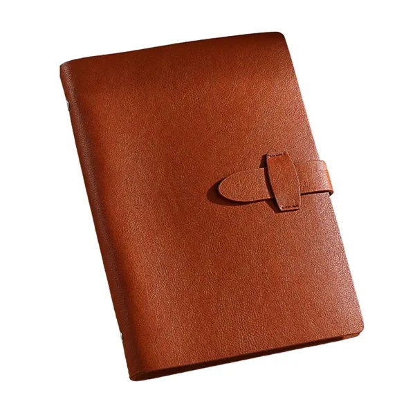A5 Refillable 6-ring Binder Belt-Buckle Notebooks Diary