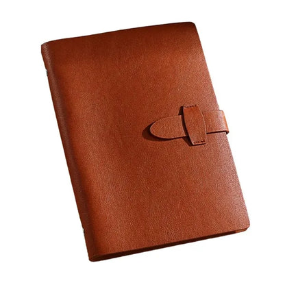 A5 Refillable 6-ring Binder Belt-Buckle Notebooks Diary