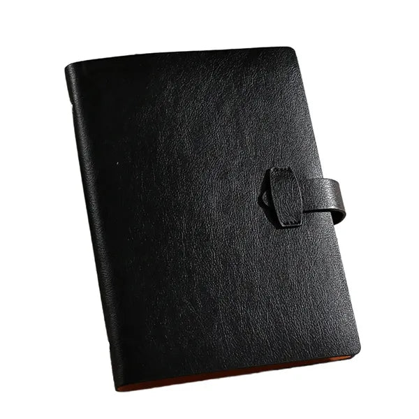 A5 Refillable 6-ring Binder Belt-Buckle Notebooks Diary