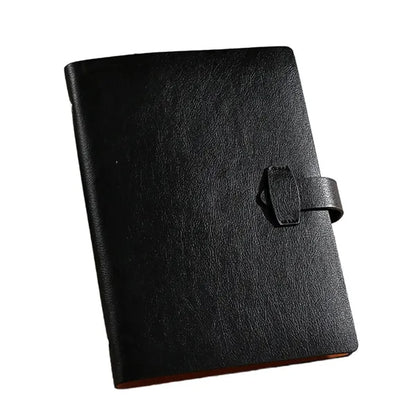 A5 Refillable 6-ring Binder Belt-Buckle Notebooks Diary