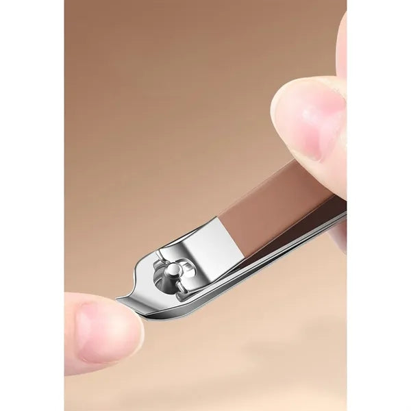 Rust-Proof Anti-Splash Practical Travel Manicure Set Case