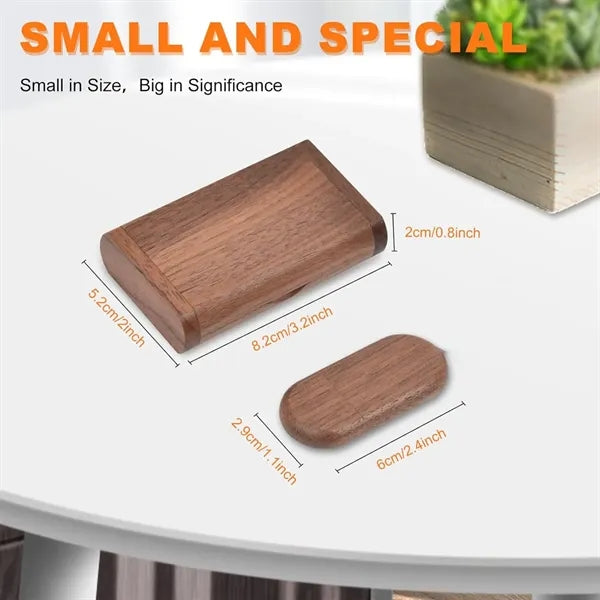 8G Fast Transfer Wooden Oval  USB Flash Drive with Box