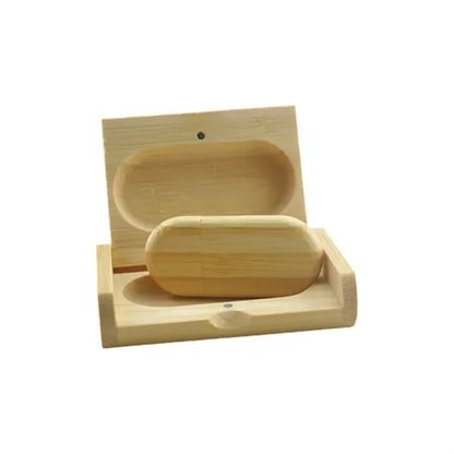8G Fast Transfer Wooden Oval  USB Flash Drive with Box