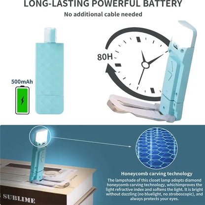 USB Rechargeable Adjustable Portable Mini Reading Light