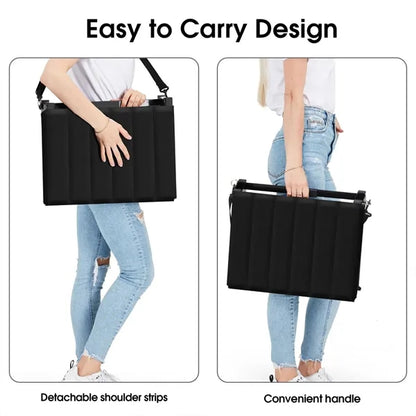 Foldable Anti-Slip Stadium Chair with Storage Pocket