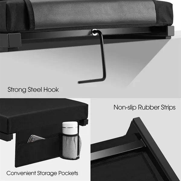 Foldable Anti-Slip Stadium Chair with Storage Pocket