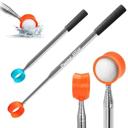 Anti-Slip Scalable Stainless Steel Golf Ball Retriever