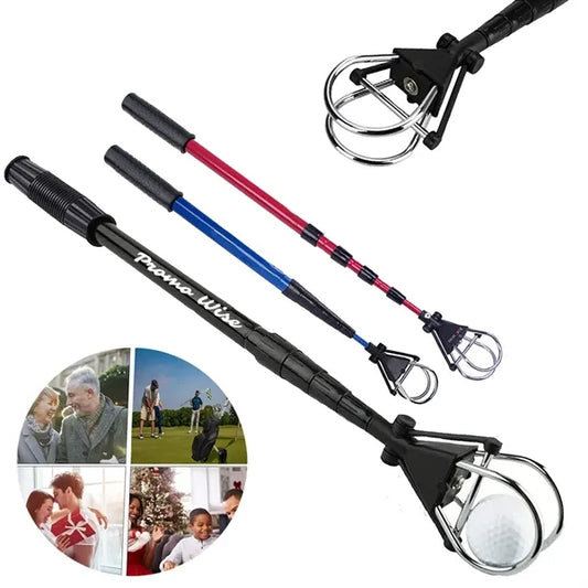 Auto-Lock Scalable Lightweight Aluminium Golf Ball Retriever