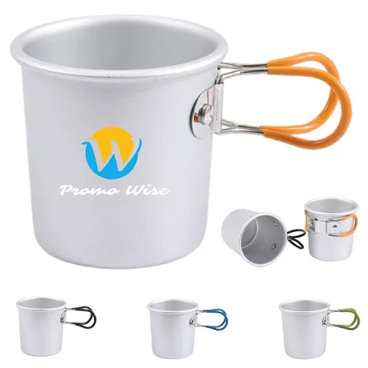 5OZ Ultralight Folding Portable Aluminum Alloy Camping Mug