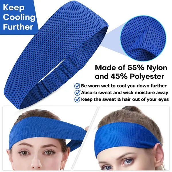 Breathable Sweat-Absorbing Stretchable Workout Headband