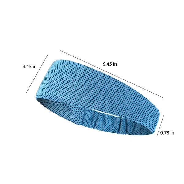 Breathable Sweat-Absorbing Stretchable Workout Headband
