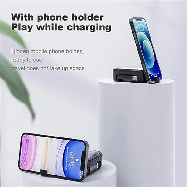3-in-1 Portable Utility Retractable Charging Cable Box