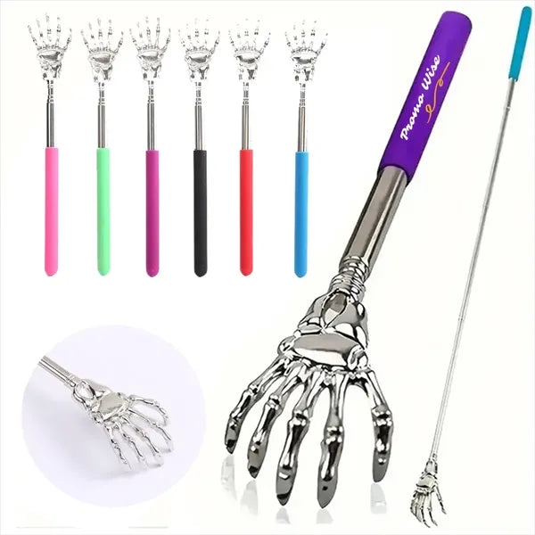 Telescoping Stainless Steel Claw Practical Back Scratcher