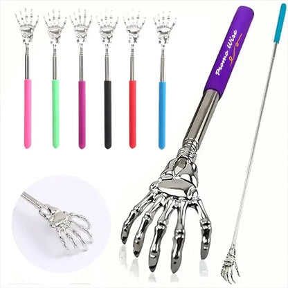 Telescoping Stainless Steel Claw Practical Back Scratcher
