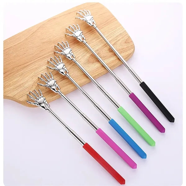 Telescoping Stainless Steel Claw Practical Back Scratcher