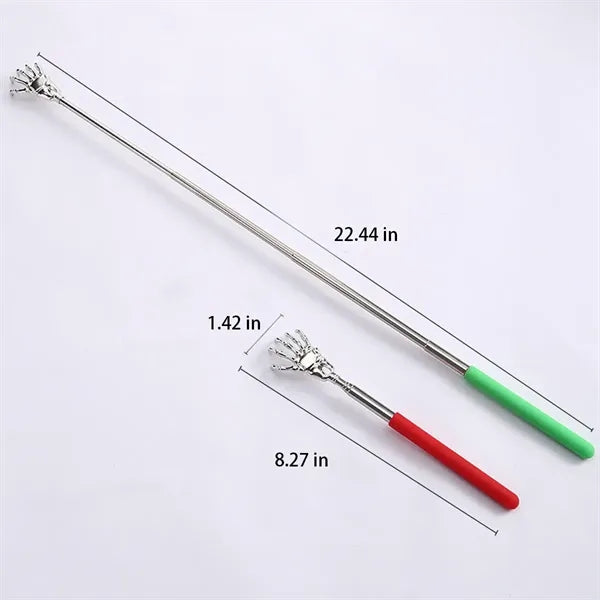 Telescoping Stainless Steel Claw Practical Back Scratcher