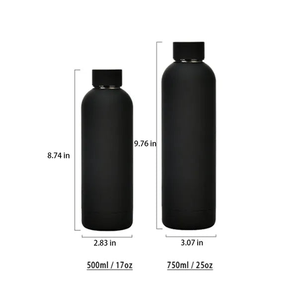 17oz/25oz Leakproof Sleek Insulated Stainless Steel Bottle