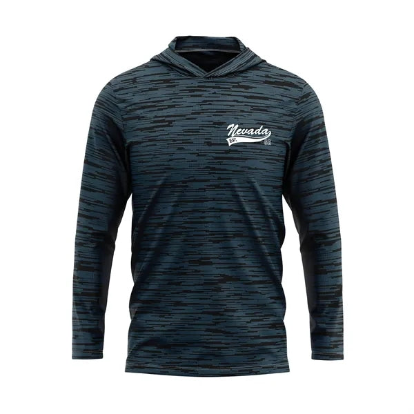 Rush - Long Sleeve Hooded Heather T-Shirt