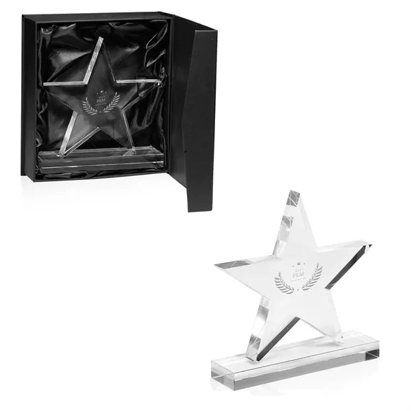 Star-Shaped Glass Recognition Award