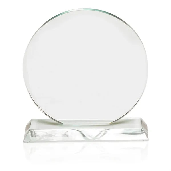 Round Crystal Glass Recognition Award