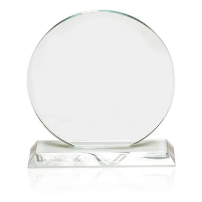 Round Crystal Glass Recognition Award