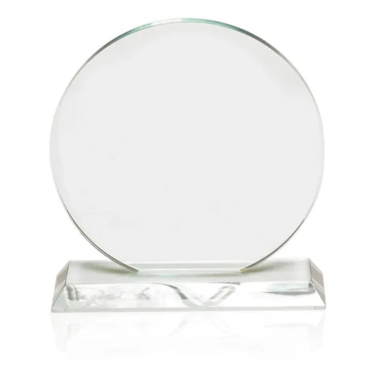 Round Crystal Glass Recognition Award