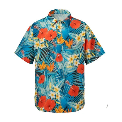 Unisex & Kids' Full Color Viscose Full-Button Shirt
