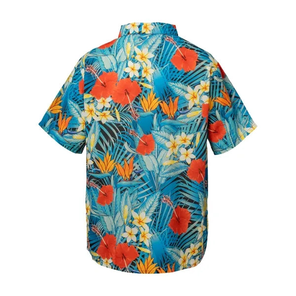 Unisex & Kids' Full Color Viscose Full-Button Shirt
